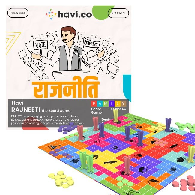 Havi Rajneeti - The family board game | Blend of fun, strategy & luck