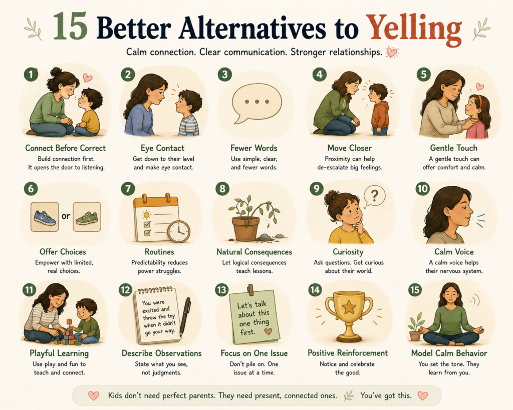 15 alternatives to yelling